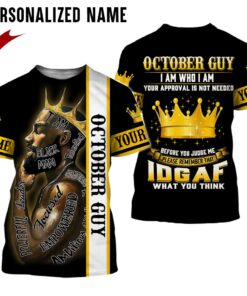 Personalized Name October Guy 3D All Over Printed Clothes DHMA260410