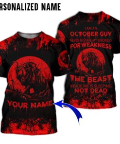 Personalized Name October Guy 3D All Over Printed Clothes DHOO180301