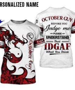 Personalized Name October Guy 3D All Over Printed Clothes HUHA091111