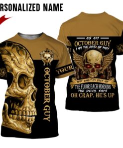 Personalized Name October Guy 3D All Over Printed Clothes HUHH150510