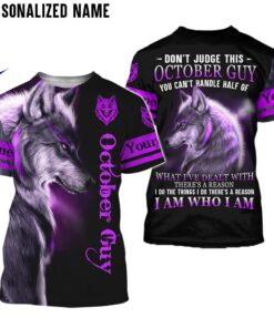 Personalized Name October Guy 3D All Over Printed Clothes HUML211010