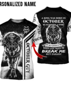 Personalized Name October Guy 3D All Over Printed Clothes HUOO160310