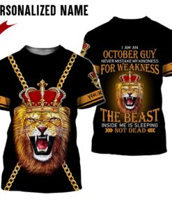 Personalized Name October Guy 3D All Over Printed Clothes NQHH030510