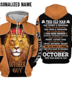 Personalized Name October Guy 3D All Over Printed Clothes QFHM300310