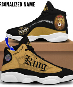 Personalized Name October King Shoes QFHY080410