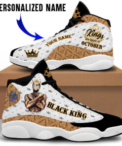 Personalized Name October King Shoes QFMM140410