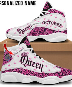 Personalized Name October Queen Shoes QFKH120410