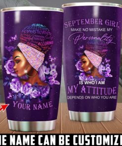 Personalized Name September Girl 20Oz & 30Oz Stainless Steel Tumbler UKDT150309