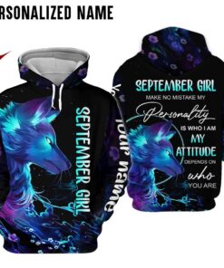 Personalized Name September Girl 3D All Over Printed Clothes DCDT171209
