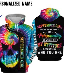 Personalized Name September Girl 3D All Over Printed Clothes DHDT281209