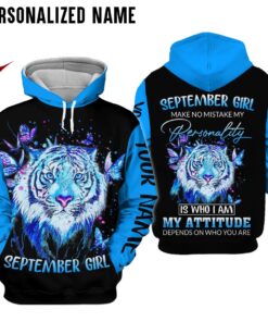 Personalized Name September Girl 3D All Over Printed Clothes DHDT301209