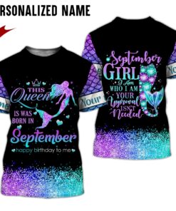 Personalized Name September Girl 3D All Over Printed Clothes DHHH040509