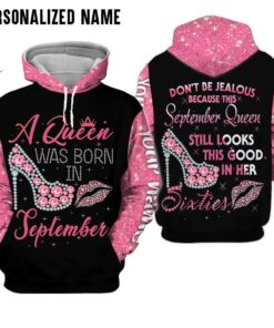 Personalized Name September Girl 3D All Over Printed Clothes DHHM151109