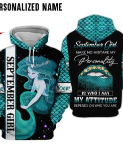 Personalized Name September Girl 3D All Over Printed Clothes DHKH101109