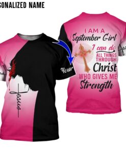 Personalized Name September Girl 3D All Over Printed Clothes DHML201009