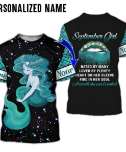 Personalized Name September Girl 3D All Over Printed Clothes DHOO060109