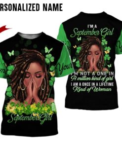 Personalized Name September Girl 3D All Over Printed Clothes HUHH280109