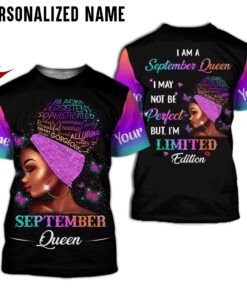 Personalized Name September Girl 3D All Over Printed Clothes HUOO120309