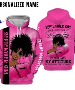 Personalized Name September Girl 3D All Over Printed Clothes NQAA091209