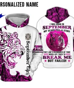 Personalized Name September Girl 3D All Over Printed Clothes NQHH221109
