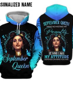 Personalized Name September Girl 3D All Over Printed Clothes NQHM190109