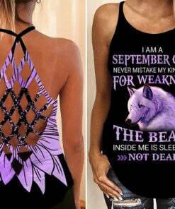 Personalized Name September Girl 3D All Over Printed Clothes NQML130509