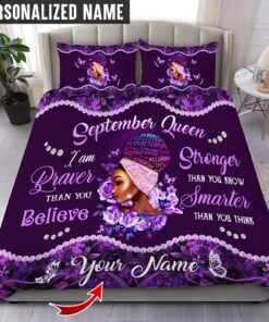 Personalized Name September Girl Bedding Set UKDT070409