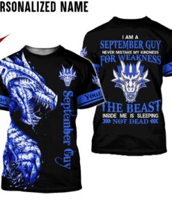 Personalized Name September Guy 3D All Over Printed Clothes DHLN270407