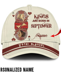 Personalized Name September King Cap QFKH020409