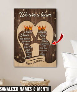 Personalized Name September Queen Canvas HXDT220309