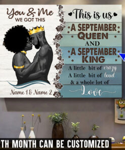 Personalized Name September Queen Canvas HXMM100309