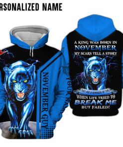 Personalized Name November Guy 3D All Over Printed Clothes HUOO030411