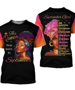 September Girl 3D All Over Printed Clothes DHHA190913