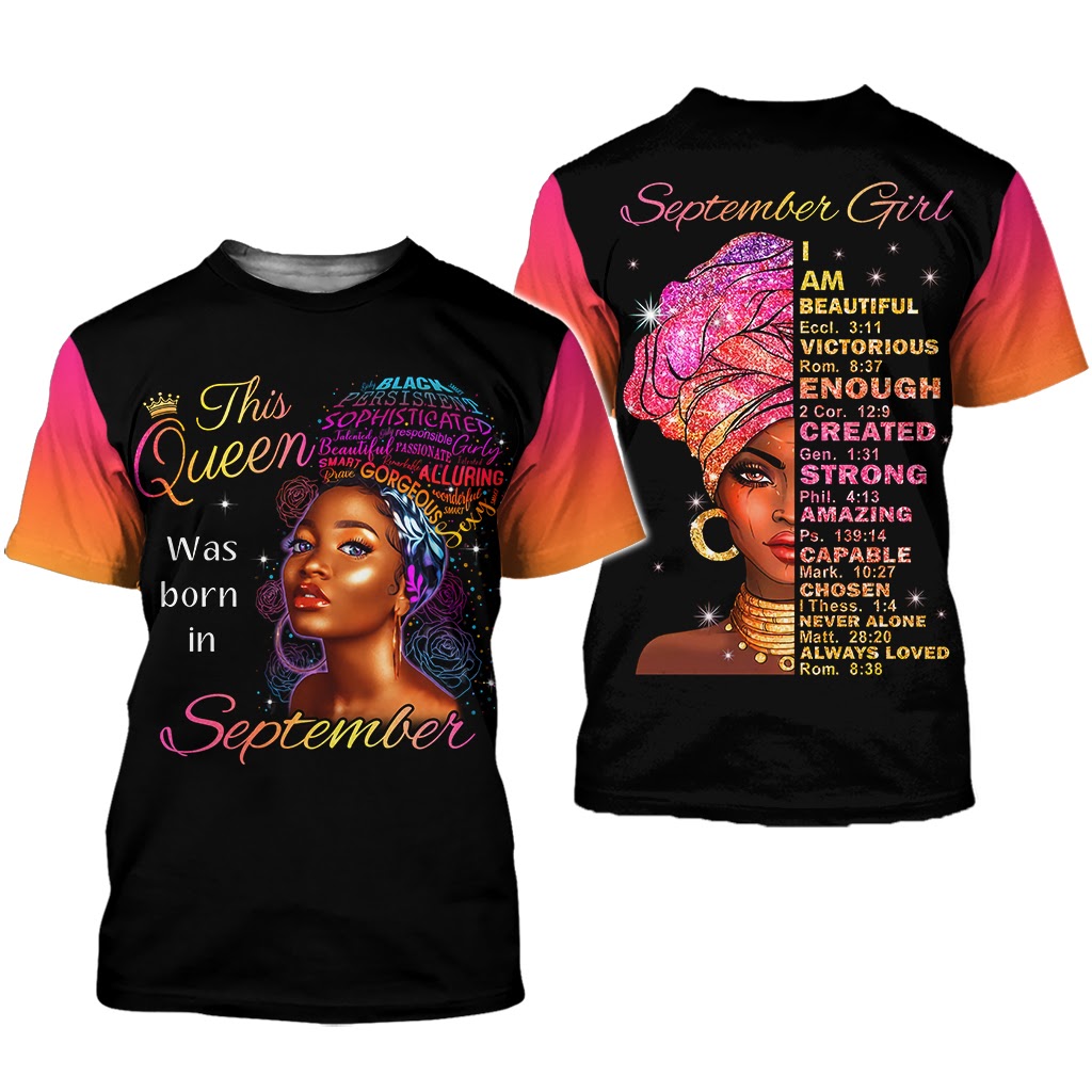 September Girl 3D All Over Printed Clothes DHHA190913 – Rosateestore