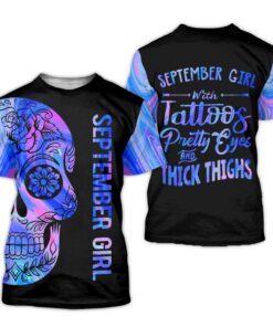 September Girl 3D All Over Printed Clothes HUTH110707