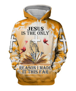 Jesus Is The Only Reason I Made It This Far 3D All Over Printed Clothes QFUU231106
