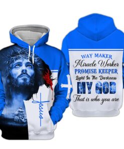 Jesus My God the the light in the darkness 3D All Over Printed Clothes UKTO251101