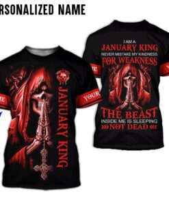 Personalized Name January Guy 3D All Over Printed Clothes NQKH191001