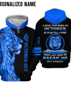 Personalized Name October Guy 3D All Over Printed Clothes DHOO160410
