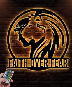 Jesus Metal Sign With LED Light UKTO161203