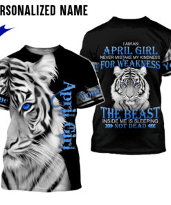 Personalized Name April Girl 3D All Over Printed Clothes DHMA010704