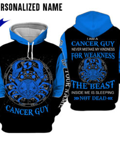 Personalized Name Cancer Guy 3D All Over Printed Clothes NQMA180505