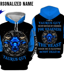 Personalized Name Taurus Guy 3D All Over Printed Clothes NQMA180503