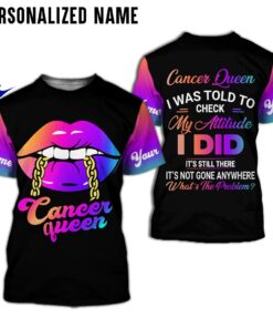 Personalized Name Cancer Girl 3D All Over Printed Clothes NQOO290718