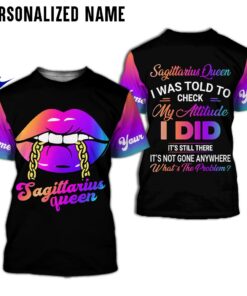 Personalized Name Sagittarius Girl 3D All Over Printed Clothes NQOO290722