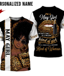 Personalized Name May Girl 3D All Over Printed Clothes HUMA100705