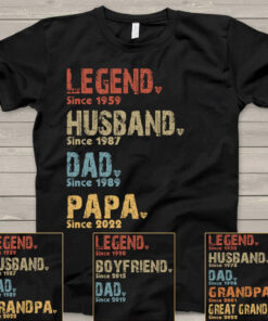Legend Husband Dad Grandpa, Papa shirt, Father's day gift QFHA3250502