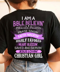 I Am A Bible Believe Cross Butterfly Jesus Shirt UKUU3260504