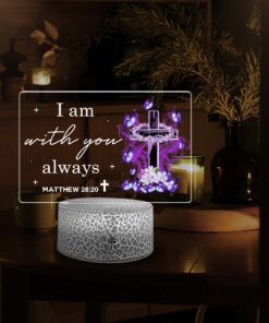 Christmas Gift, Bible Verse Jesus 3D Lamp, Jesus Night Light UKTO3270502