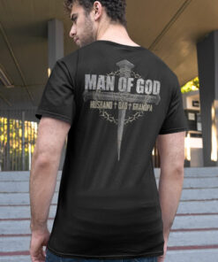Man Of God Husband Dad Papa, Father's Day Shirt QFUU3040501